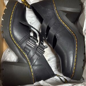 Dr. Martens Black Chunky Loafers